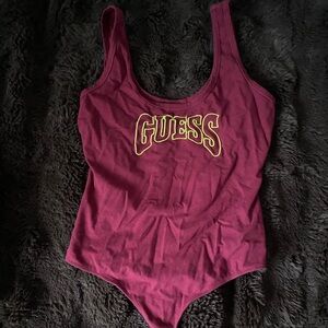 Vintage Guess Originals Maroon bodysuit